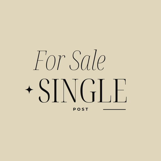 For Sale/Just Listed Single Package