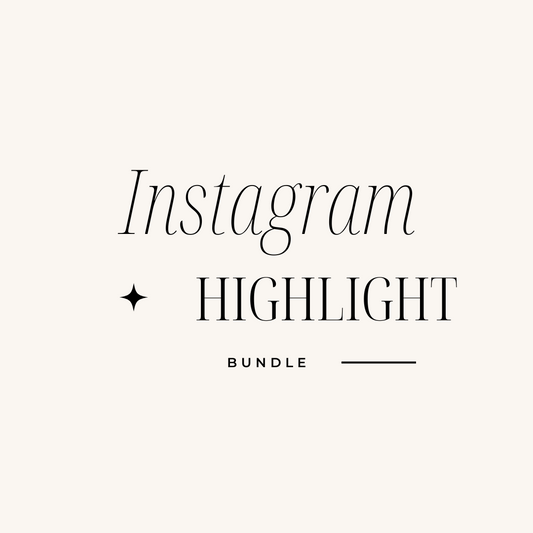 Instagram Highlight Bundle : One-Time Service