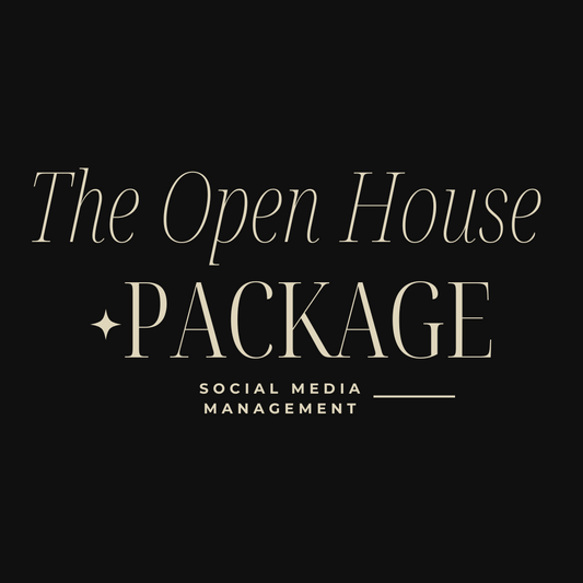 The Open House Package : Social Media Management Service
